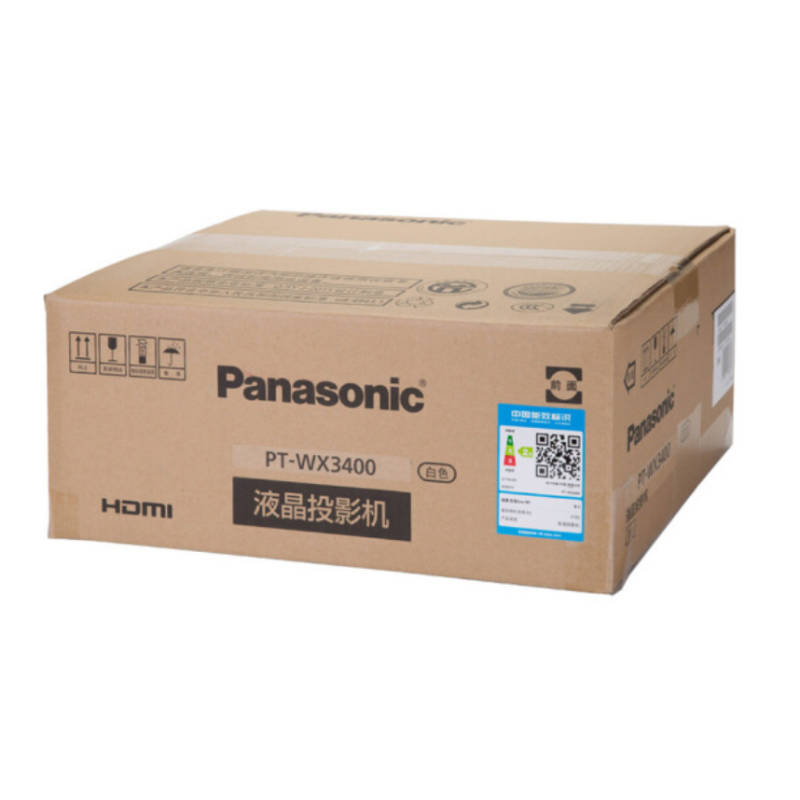 松下(Panasonic) PT-WX3400商务投影机家用高清投影仪支持1080p 官方标配