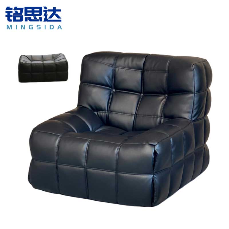 懒 人 沙发接待沙发 接待沙发形休 闲沙发单人 位沙发高清大图