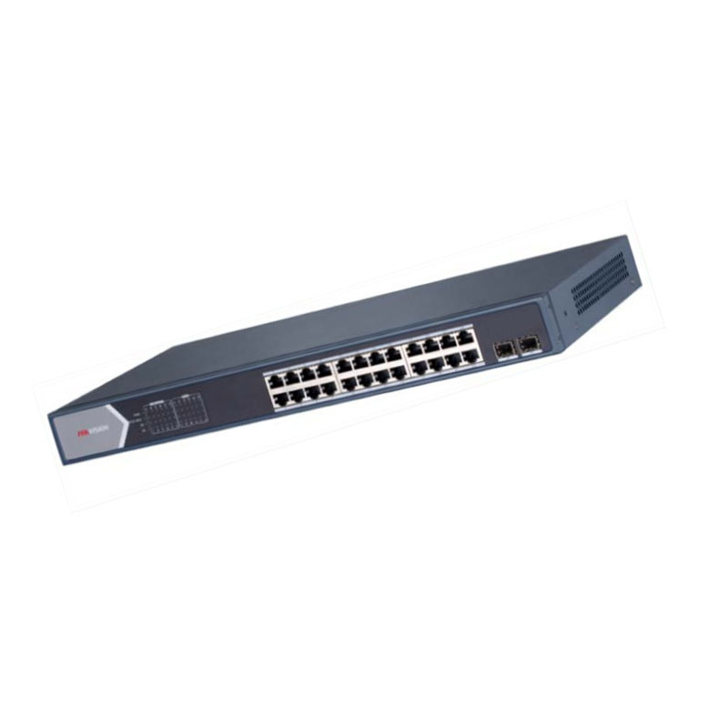 海康威视 DS-3E1526SP-E 24口低功率轻网管千兆POE交换机