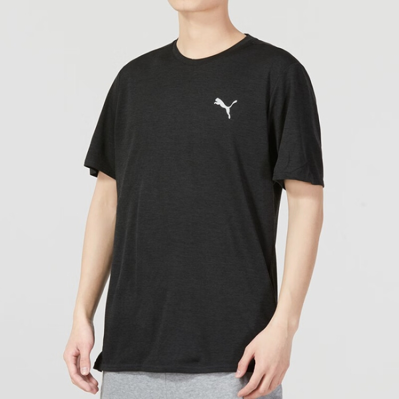 彪马(PUMA)男裤 2023春季新款健身训练运动服潮流时尚舒适透气圆领短袖T恤 520610-01 S