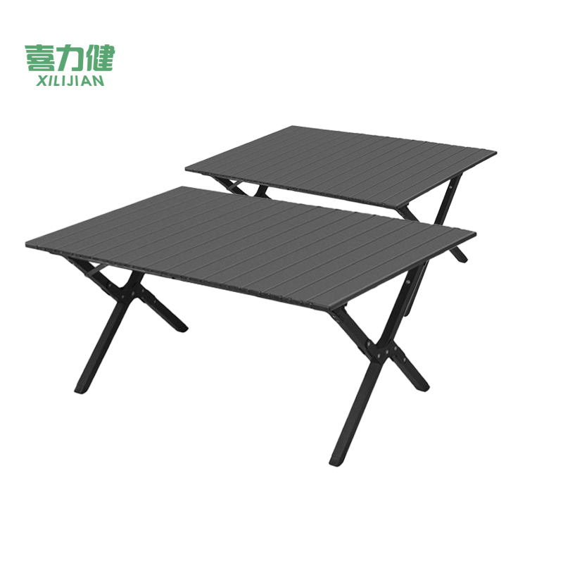 喜力健 户外折叠桌 黑色-90*60*45CM 个高清大图