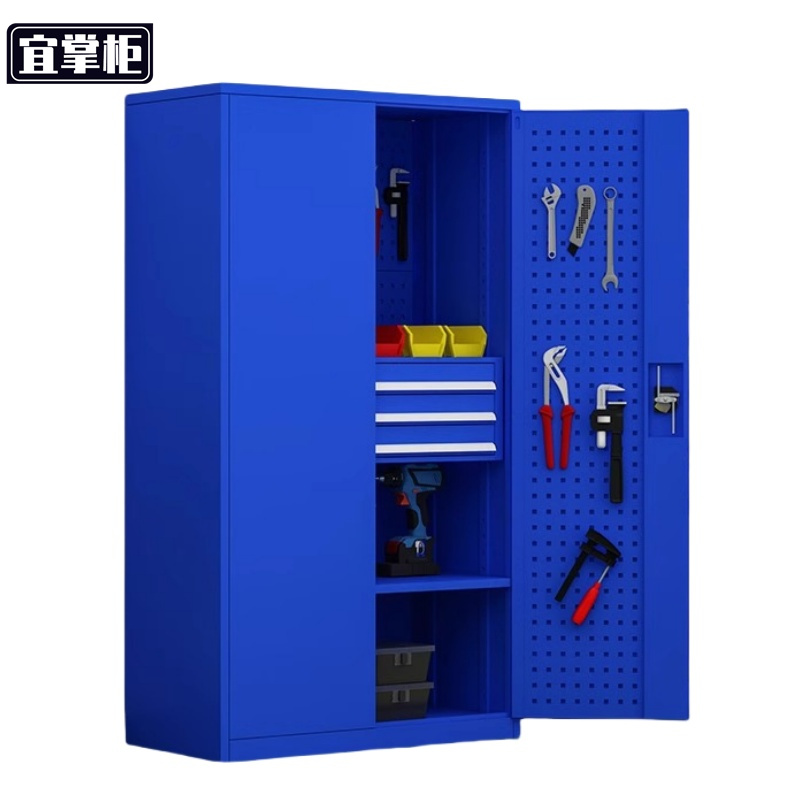宜掌柜 车间工具柜 带网内三抽 台