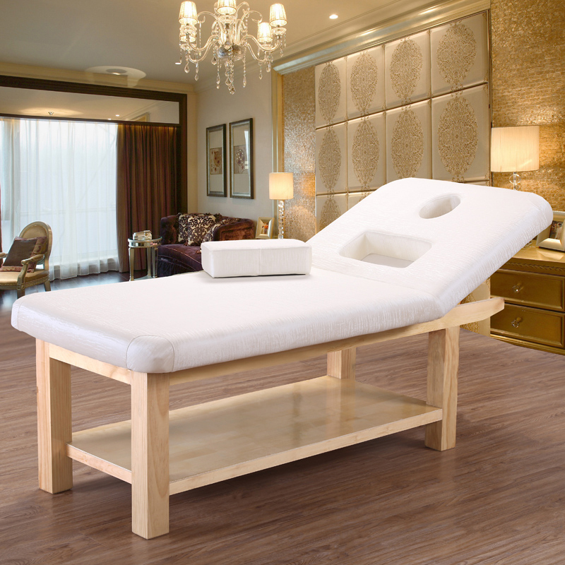 唐臻发廊/美容家具amy591 唐臻实木床推拿床高档院专用按摩床spa床家