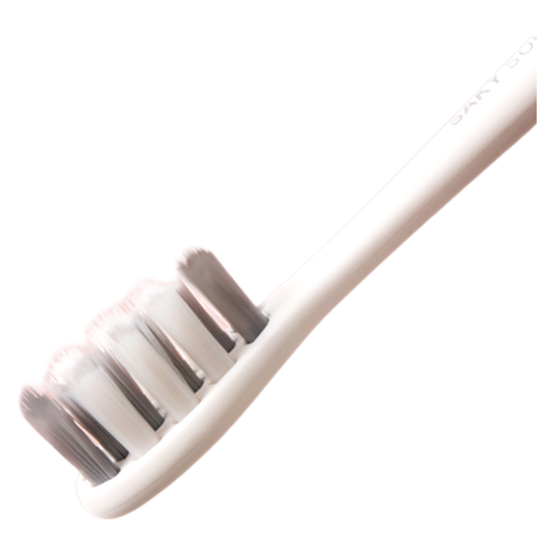 舒客声波电动牙刷情侣自动软毛非充电防水震动牙刷开学中秋教师节礼物 H1电动牙刷奶油白 1支高清大图