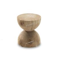 原木实木墩子根凳子树桩木桩底座实几茶桌配凳花架圆木凳树_884 6号32*32*45cm