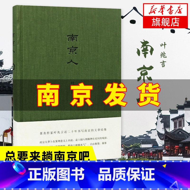 南京人 【正版】南京人 叶兆言 南京传作者描写南京结集地方史志走近金陵夫子庙等六朝古都玄武湖生活旅游文化介绍书籍凤凰书店
