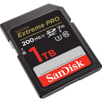闪迪(Sandisk)1TB 至尊超速SD卡读200MB/s写140MB/s V30 U3 CLASS 10相机存储卡