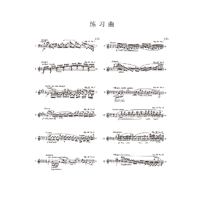 醉染图书肖邦作品全集·2 练习曲9787552017高清大图