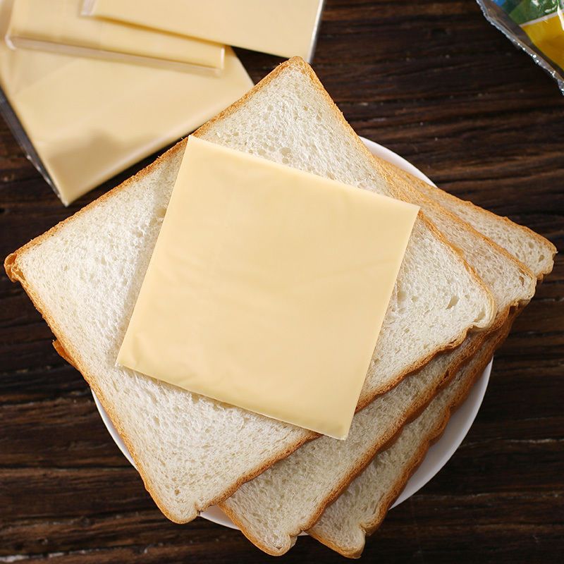 安佳原味芝士片250g12片家用三明治汉堡包专用再制切达干酪奶酪片250g