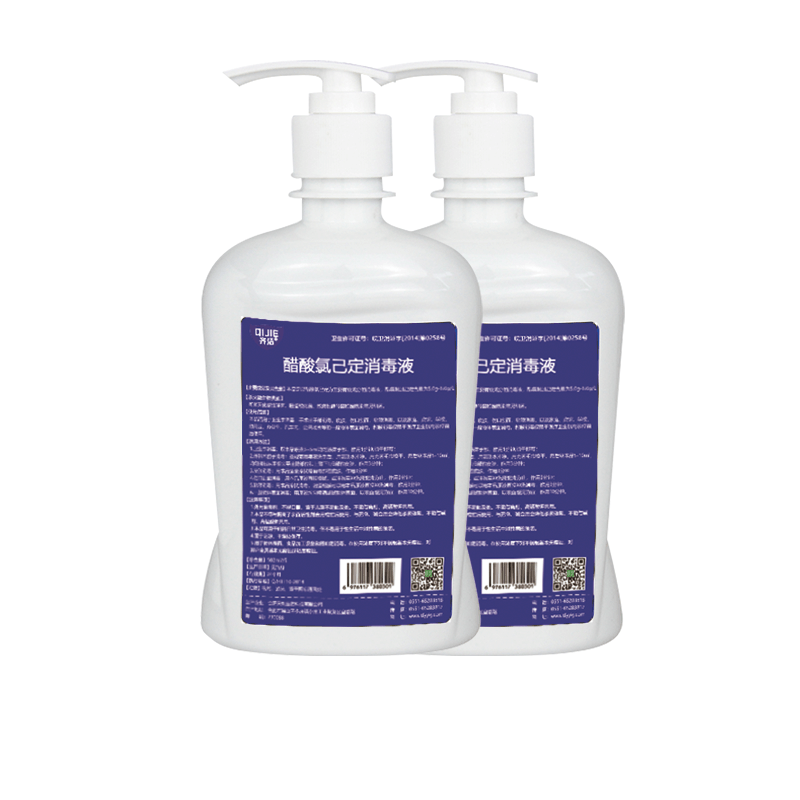 齐洁 502ml 醋酸氯己定免洗手消毒液 免洗手液(计价单位:瓶)图片