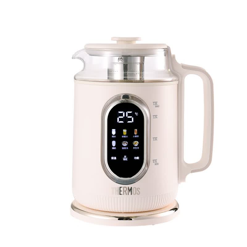 膳魔师液体加热器(养生壶)香槟金1500W EHA-1336A高清大图