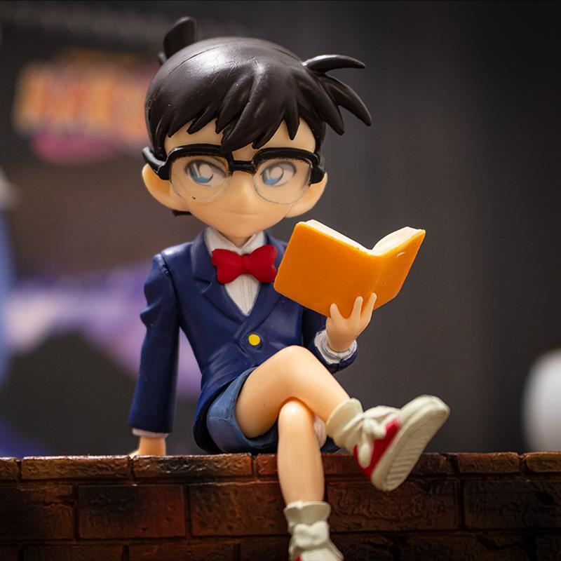 名侦探柯南工藤新一毛利兰安室透童年扭蛋盒蛋手办摆件公仔玩具 坐姿