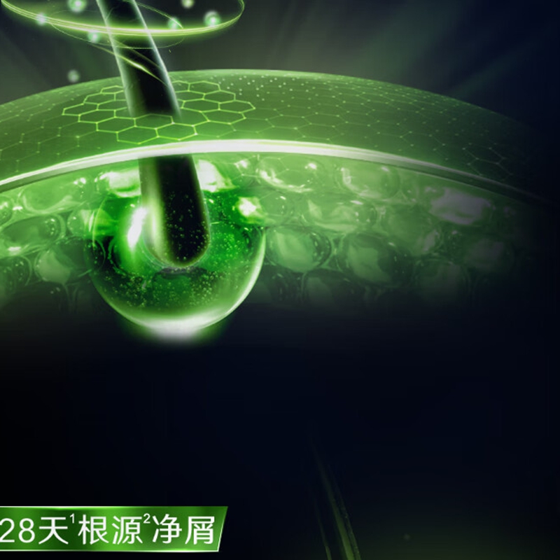 清扬 去屑蓬松洗发水套装 控油清爽型 500g*2高清大图