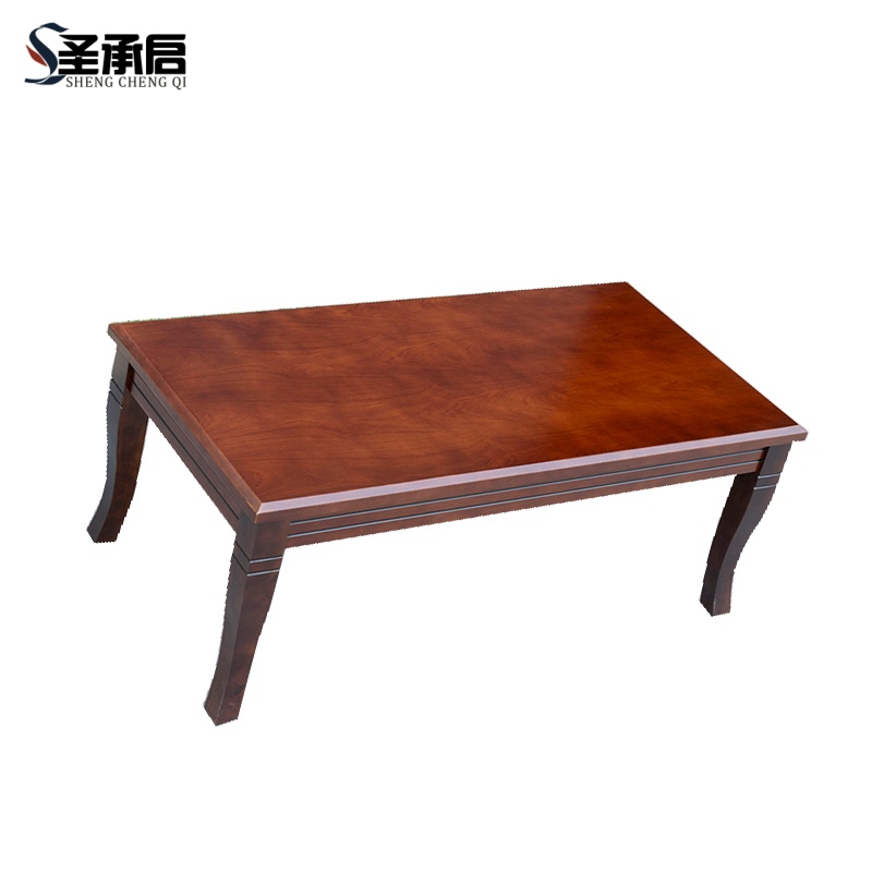 圣承启 木质茶几 胡桃张高清大图