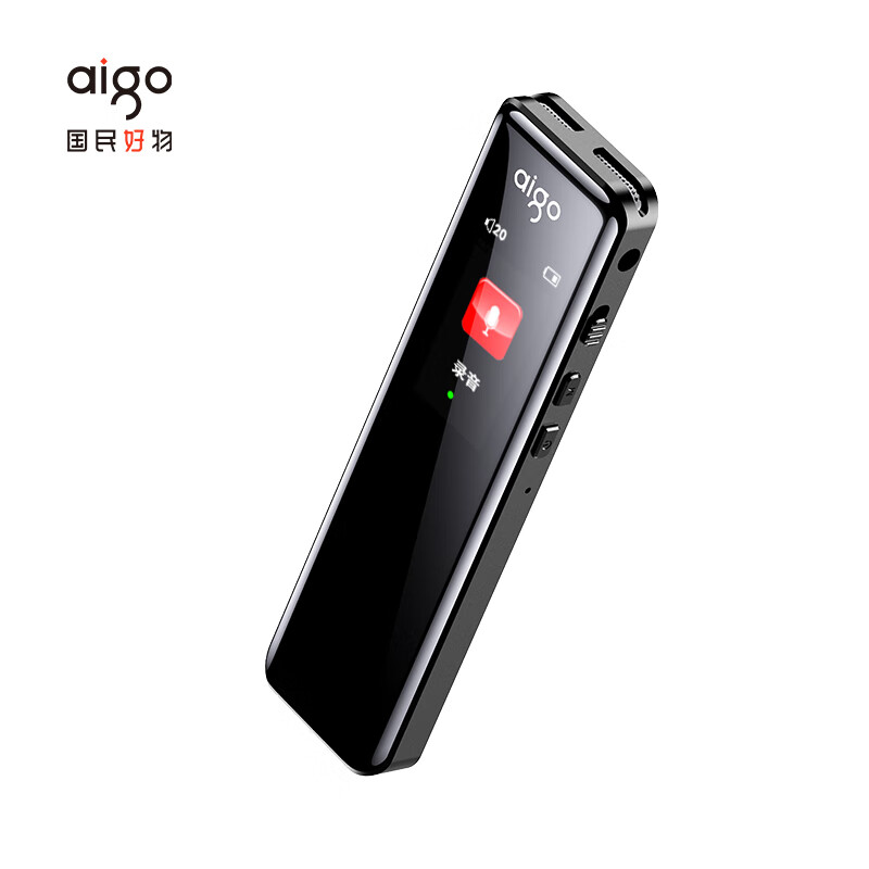爱国者(aigo)录音笔 R6911PRO 32G 黑色高清大图