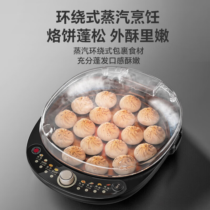 苏泊尔SUPOR多功能电饼铛智能控温不粘锅双面煎烤快速加热家用厨房电器高清大图