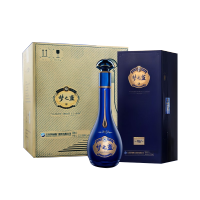 洋河梦之蓝M6+ 蓝色经典 绵柔白酒浓香型 52度 550mL*4 瓶 整箱装