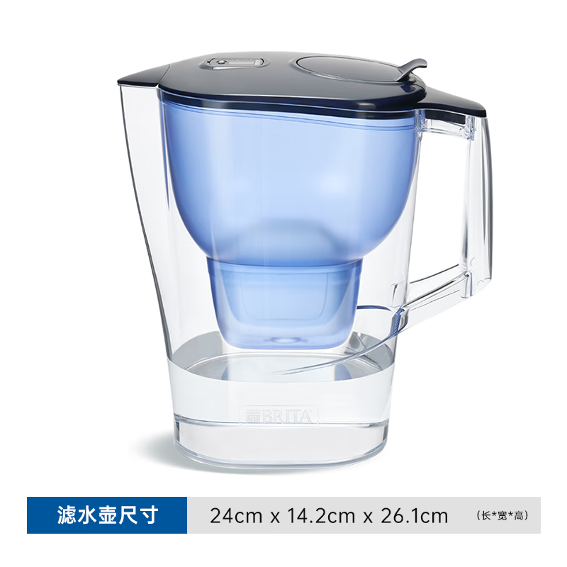 碧然德（BRITA）过滤净水器 家用滤水壶 净水壶 Kalea 晨汐系列XL 3.5L（蓝色）高清大图
