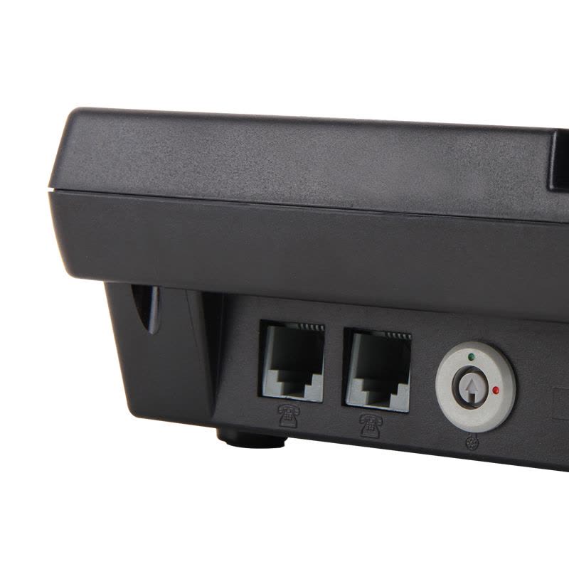 得力785电话机(黑)来电显示办公家用固定电话座机图片