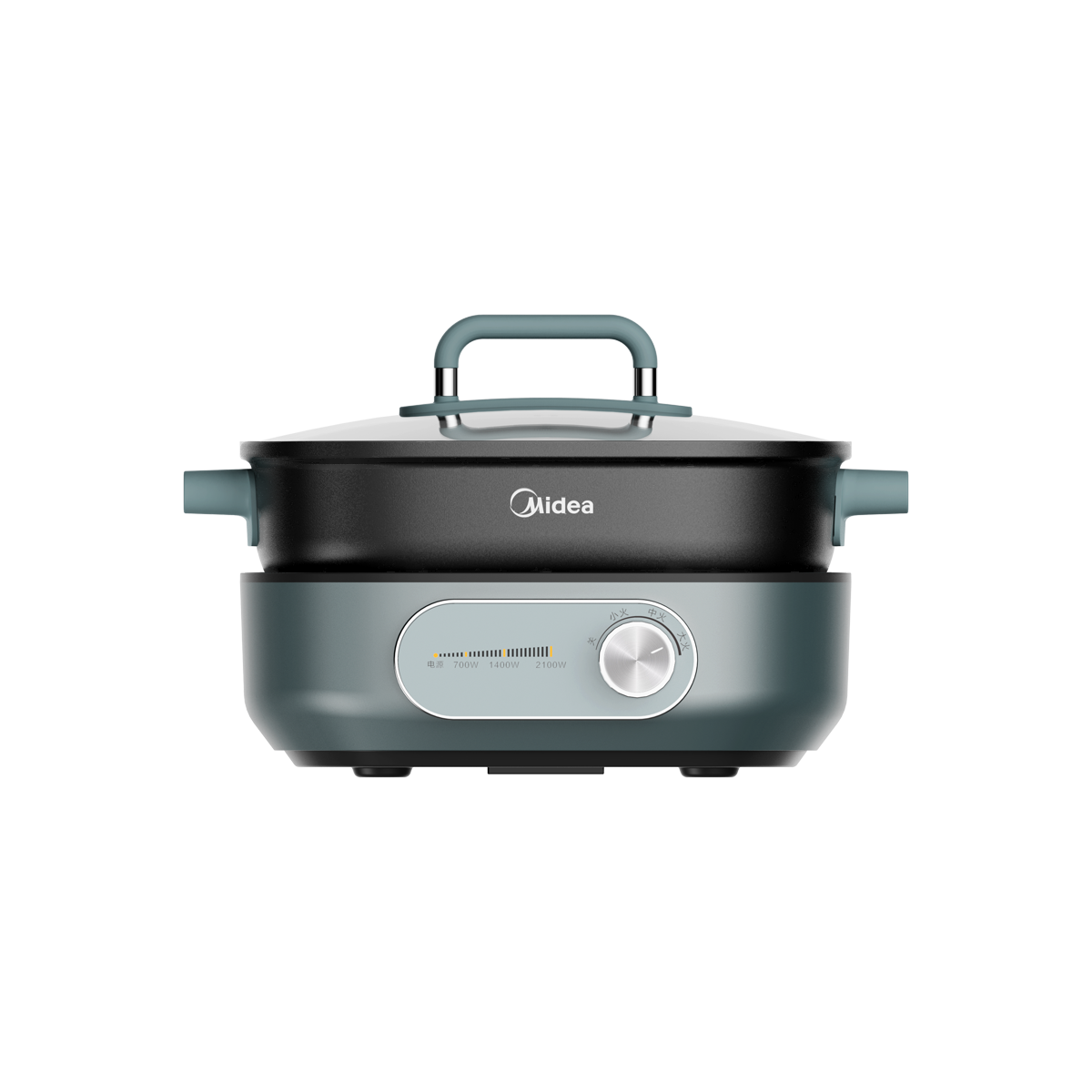 美的(Midea)电火锅鸳鸯锅电煮锅电炒锅多功能家用电烤锅电热锅多用途锅分体电热锅 MC-HGS303003 GM
