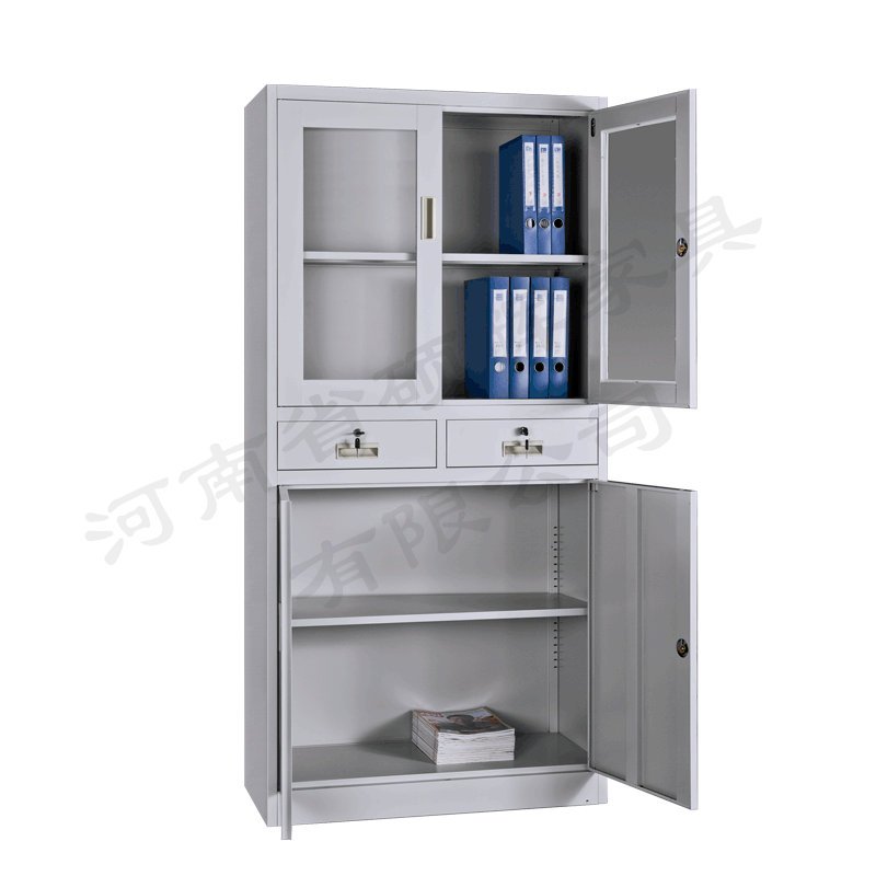 [硕辉]中二斗器械柜(玻璃门) 文件柜 储物柜 H1850*W900*D400