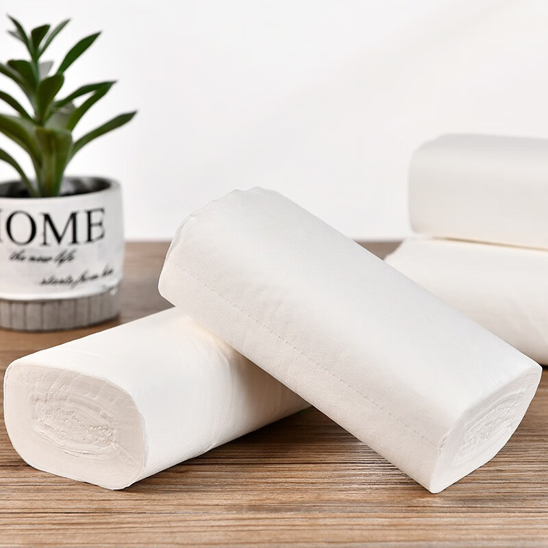 浅柔12卷白色卫生纸卷纸无芯卷筒纸5层加厚QJ3052高清大图