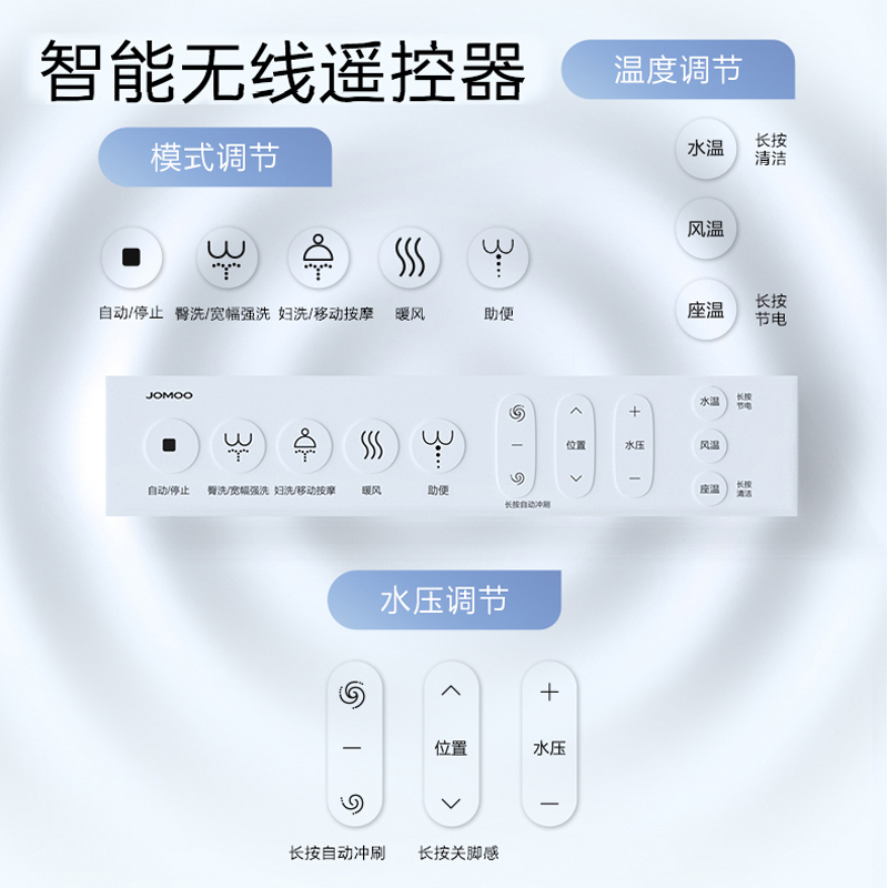 九牧(JOMOO)智能马桶一体式电动全自动一键即热冲洗海漩虹吸式抗菌脉冲强洗坐便器旗舰款ZS398 抗菌座圈-男士脚感小