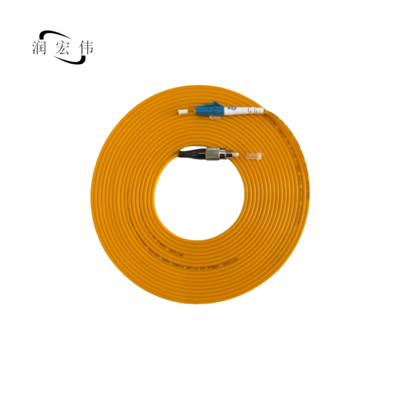 润宏伟 低烟无卤 光纤跳线 尾纤 FC-LC-50m 条高清大图