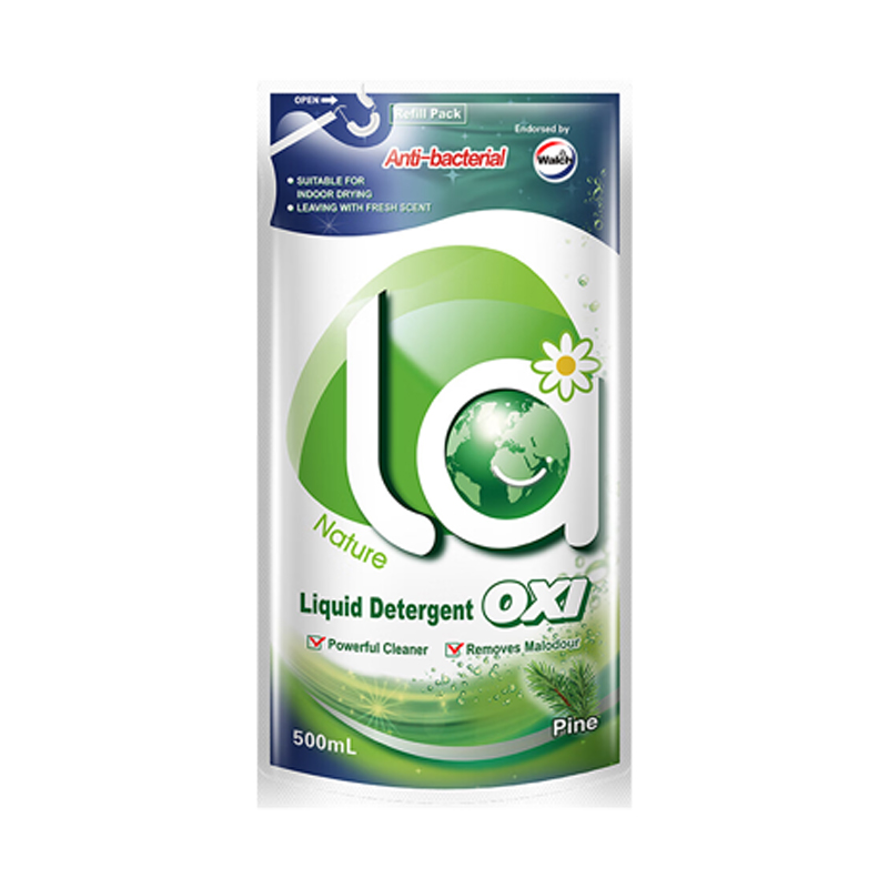 威露士洗衣液除菌有氧除螨高效除菌清洁袋装补充装松木500ml