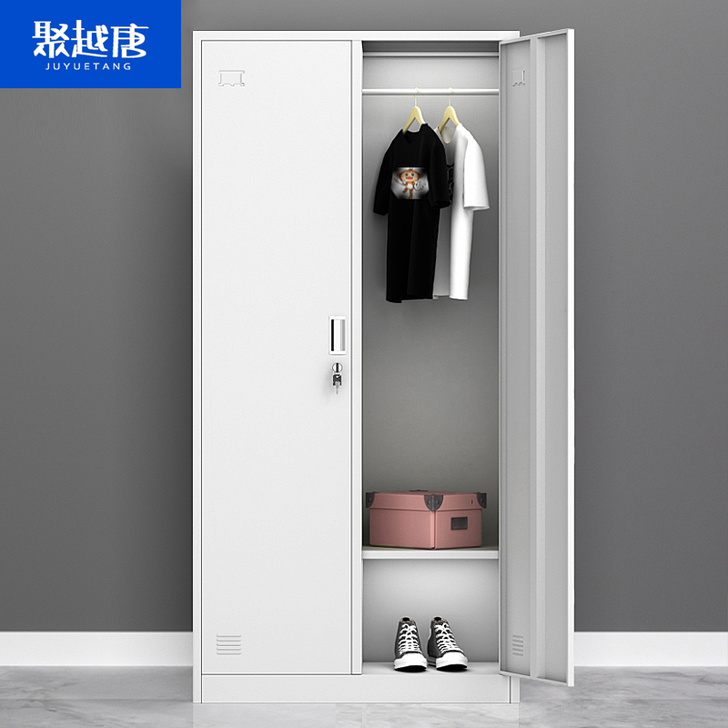 聚越唐JUYUETANG现代简约大容量多功能衣帽间衣柜智能感应LED灯隐藏式设计高清大图