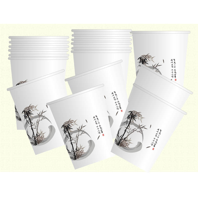 徽金贵加厚一次性安全环保纸杯12盎司340ML(特规格)/只