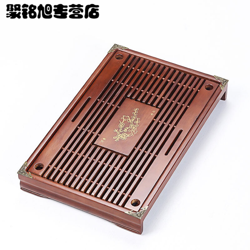 家用功夫茶具配件储水排水茶盘竹茶海茶台茶托盘中式复古家居日用品