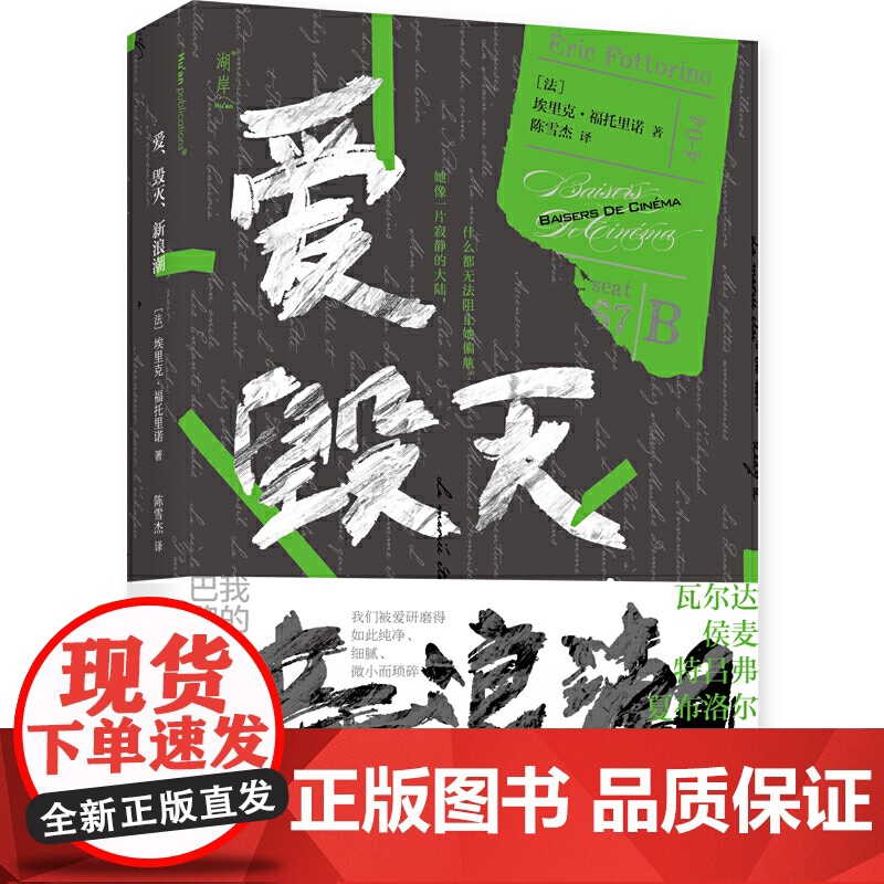 爱、毁灭、新浪潮 埃里克·福托里诺 广西师范大学出版社 正版书籍高清大图