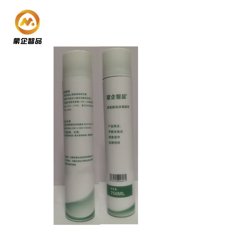 蒙企智品聚氨酯泡沫填缝剂750ML 桶高清大图