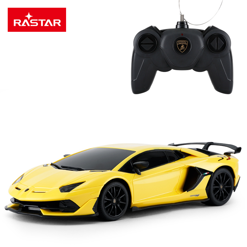 星辉(Rastar)1:24兰博基尼动态遥控车 儿童仿真遥控车玩具模型96100黄色高清大图