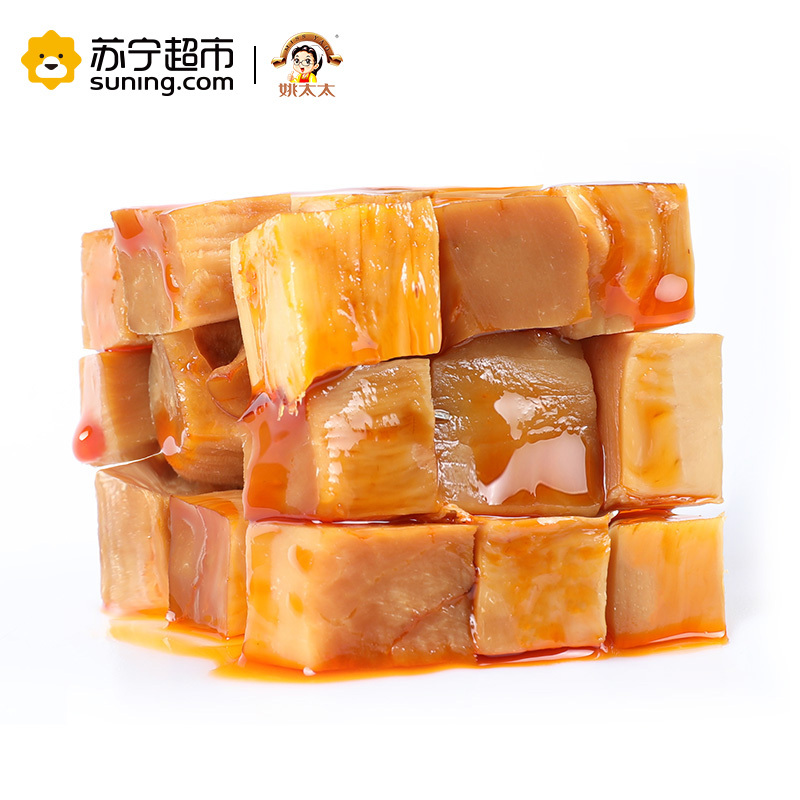 姚太太 肉类零食牛肉类 弹牙牛板筋袋装80g 麻辣味 休闲零食