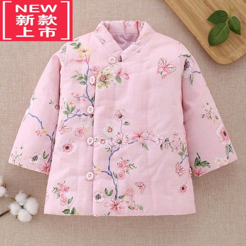 可莉允校服器小学生内胆宝宝手工棉衣花儿童冬季加厚棉袄婴幼棉服图片