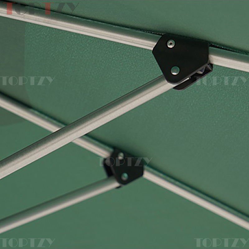 探在途 TZT5072106 户外遮阳伞庭院伞太阳伞露营摆摊伞 2.7米 米白色高清大图