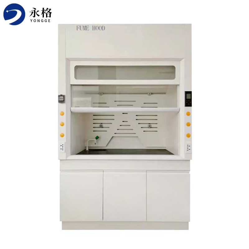 永格通风柜化学实验室耐酸碱抗腐蚀器皿柜全钢通风柜 1800*850*2350mm整体