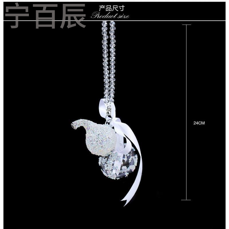 宁百辰汽车挂件高档创意镶钻平安葫芦 精品车载挂件水晶礼品批