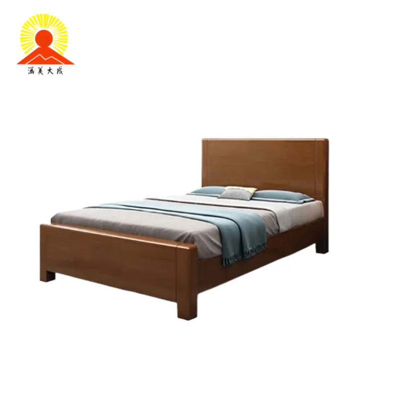 涵美大成 橡木单人床 HMDC-1200mm*2000mm 张高清大图