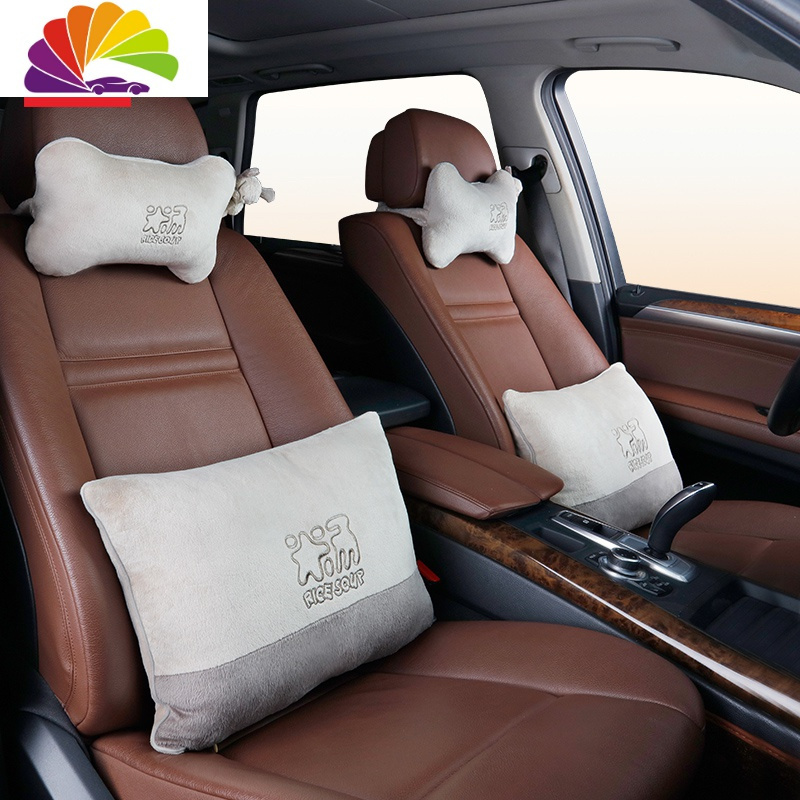 舒适主义汽车头枕护颈枕座椅靠枕一对车内用品可爱车枕颈椎头枕车用t