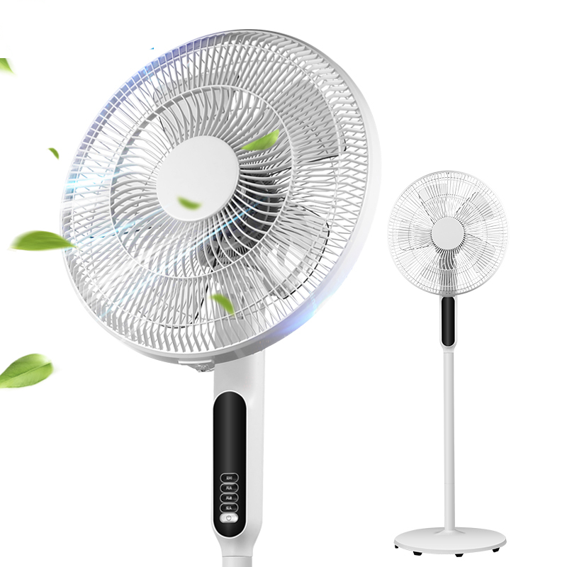 美的 (Midea) 电风扇 SAC35BR 3档风速 5片风叶 7小时定时 俯仰可调节 预约功能落地扇 正常风遥控控制高清大图