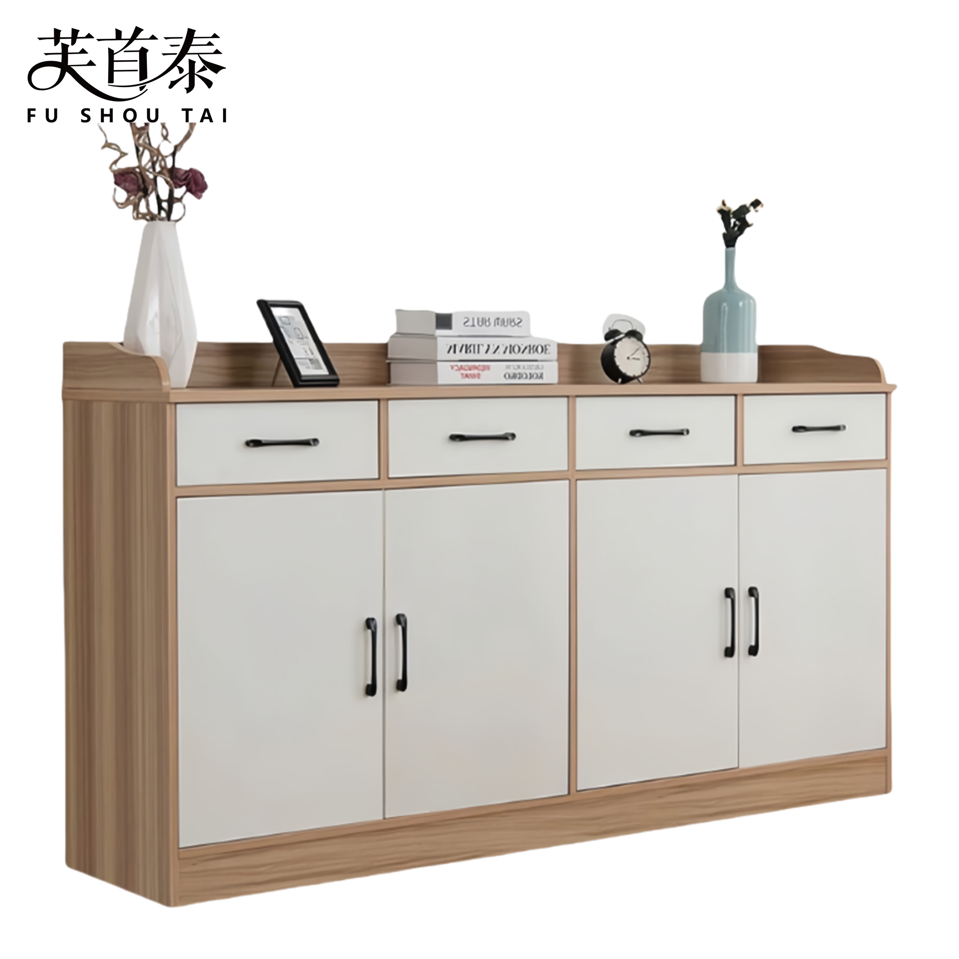 芙首泰储物柜四门四抽 1600*400*900mm个高清大图