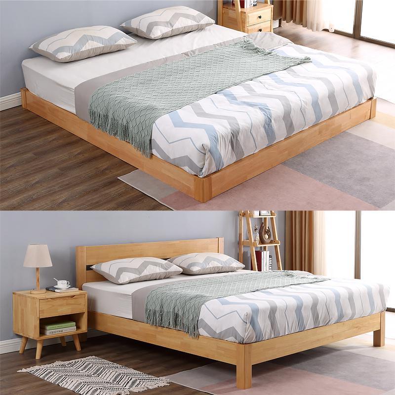 森美人榻榻米床架实木无床头定制日式矮床落地现代简约经济型女生塌塌