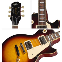 epiphone易普锋电吉他1959 Les Paul Custom孤独摇滚播出吉他旧化深樱桃红渐变色