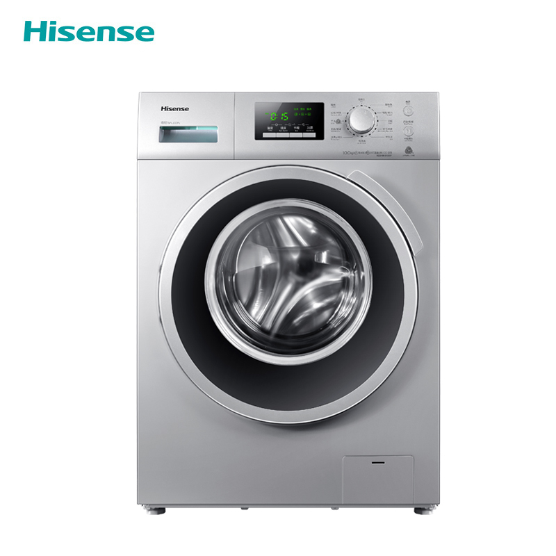 海信(Hisense)XQG100-S1228F 10公斤全自动变频静音滚筒洗衣机 95度高温洗 筒清洁 中途添衣