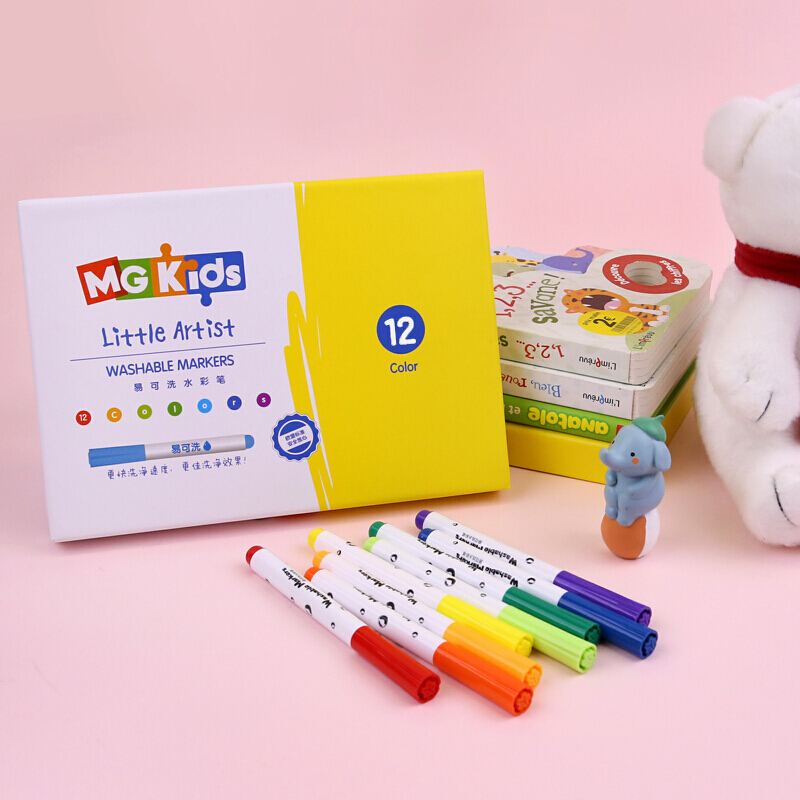 晨光(M&G)KIDS系列 易可洗水彩笔魔法水彩笔 ZCP24308 12色/盒