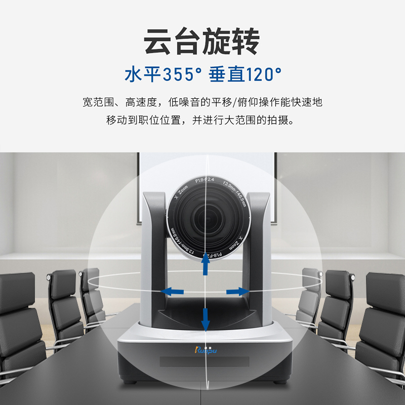 润普Runpu RP-HSW20 视频会议摄像头/ 教育录播/主播直播高清会议摄像机高清大图