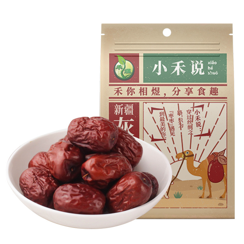 禾煜小禾说新疆灰枣500g 新疆红枣 禾煜出品